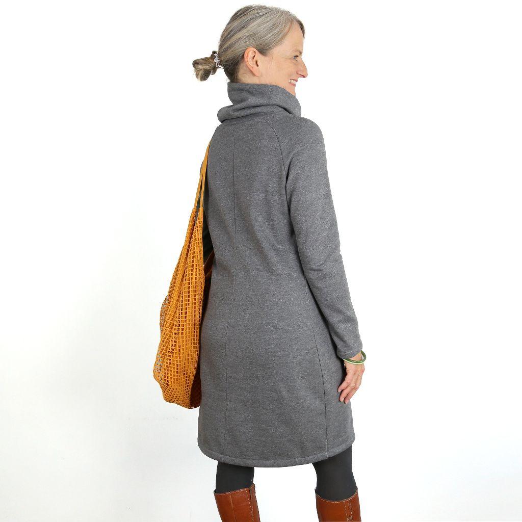Preview: Papierschnittmuster Sweatkleid Frau Polly XS-XXL